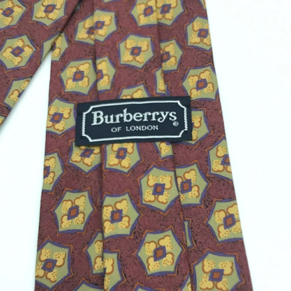 Vintage Burberrys of London Silk Tie